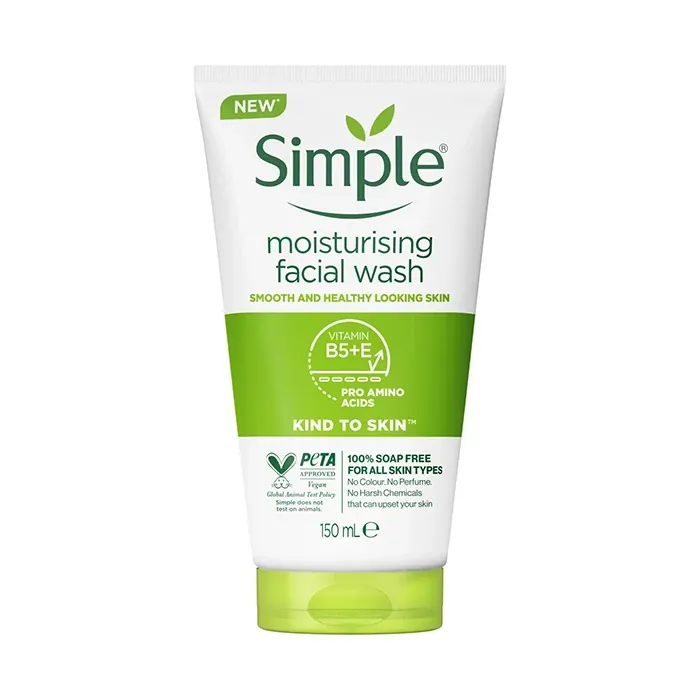 شوینده صورت Moisturising سیمپل مناسب پوست خشک