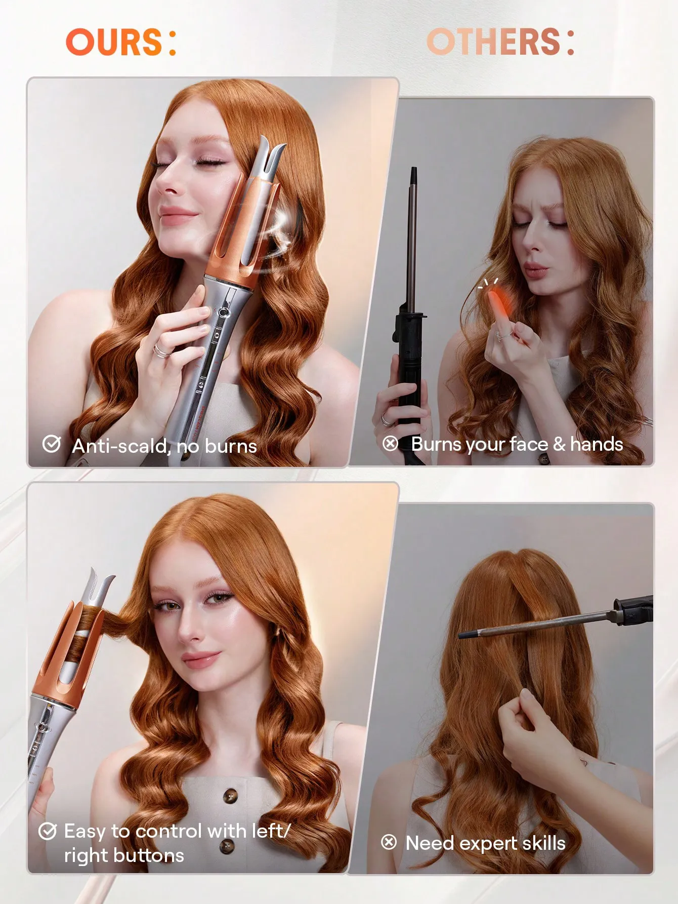 دستگاه فر کننده مو کرلی شیگلمIt Curl One Touch Curly SIZE25