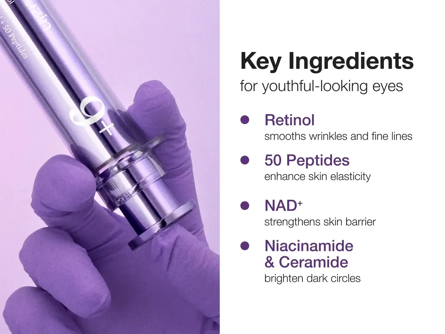 کرم دور چشم نامبوزین شماره 9 با ترکیب رتینول و NAD+
