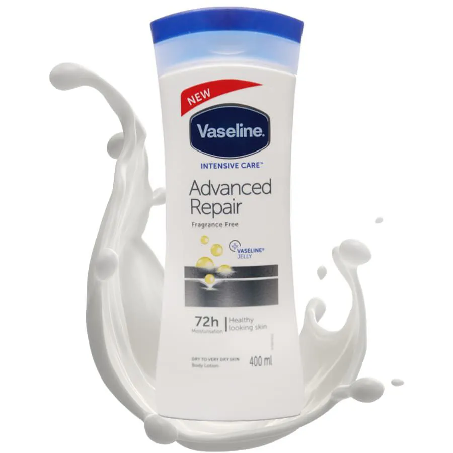 لوسیون بدن مارک وازلین مدل advanced repair (لوسیون بدن وازلین سفید)