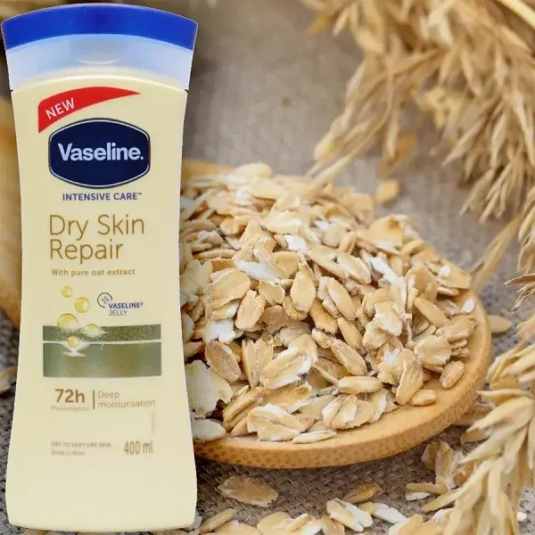 لوسیون بدن وازلین مدل Dry Skin Repair (لوسیون وازلین زرد)