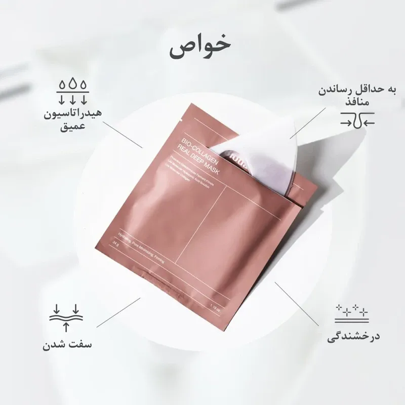ماسک کلاژن صورت بایودنس