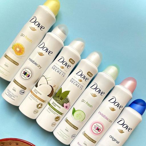 اسپری ضد تعریق داو با رایحه های مختلف