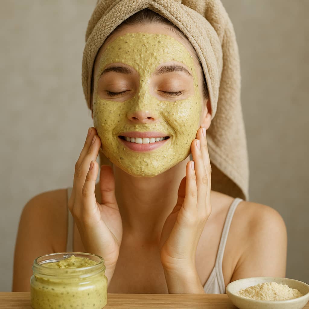 ماسک‌های خانگی برای روشن کردن پوست صورت؛ راهنمای کامل و کاربردی